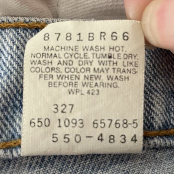Levis 550 Jeans Mens 28x31 (tag 29x32) Made In USA Vtg 90s Relaxed Fit Straight - Picture 9 of 10